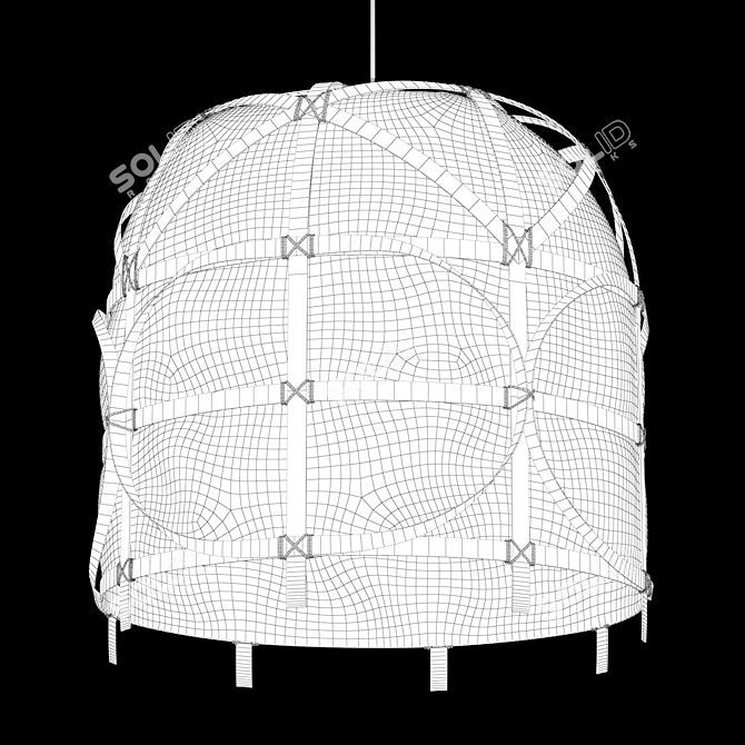 Modern Pendant Lamp Design 3D model image 4