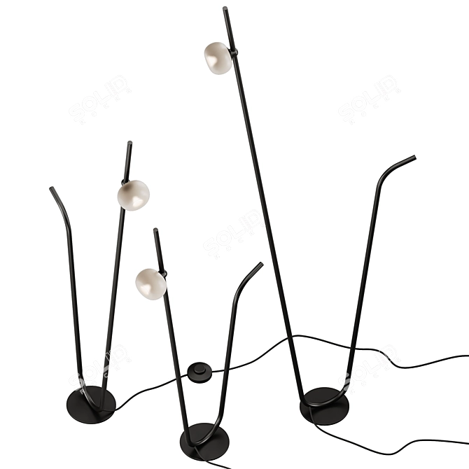 Karman Interactive Pois Floor Lamp 3D model image 2