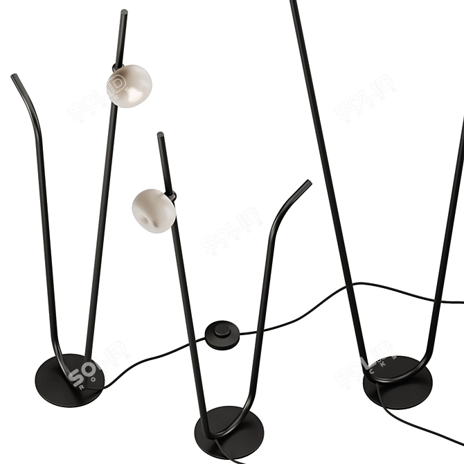 Karman Interactive Pois Floor Lamp 3D model image 4