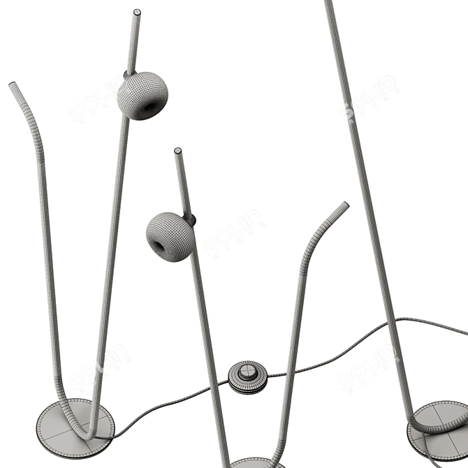 Karman Interactive Pois Floor Lamp 3D model image 6
