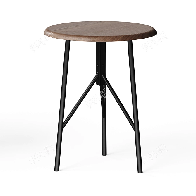 Modern Coffee Table Set with Files 3D model image 4