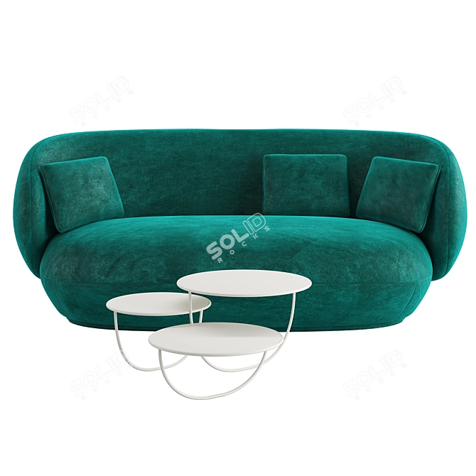 Oaze Levitating Comfort Sofa 3D model image 2