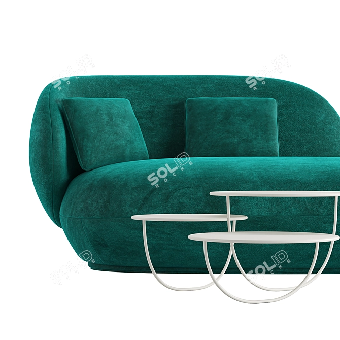 Oaze Levitating Comfort Sofa 3D model image 4