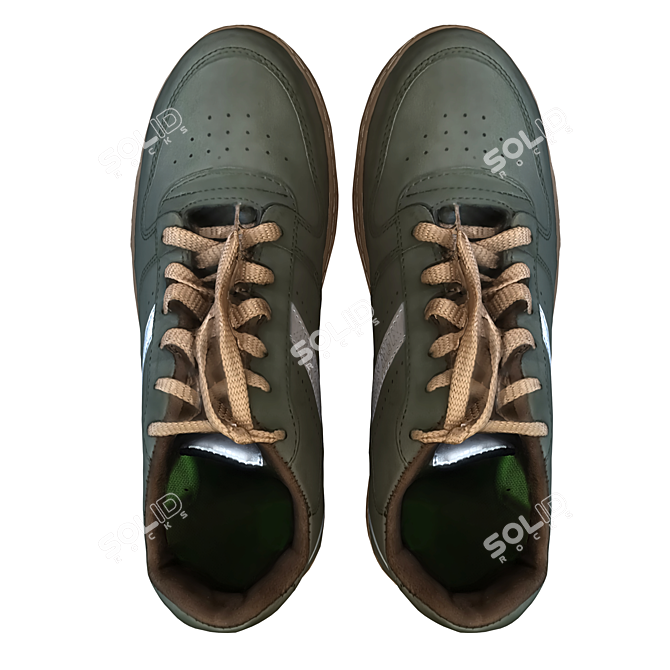 VRay-Rendered 3Ds Model Shoes 3D model image 3