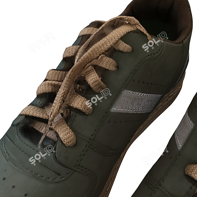 VRay-Rendered 3Ds Model Shoes 3D model image 4