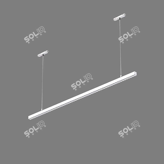 Magnetic Track Light Vilo Slim 3D model image 2