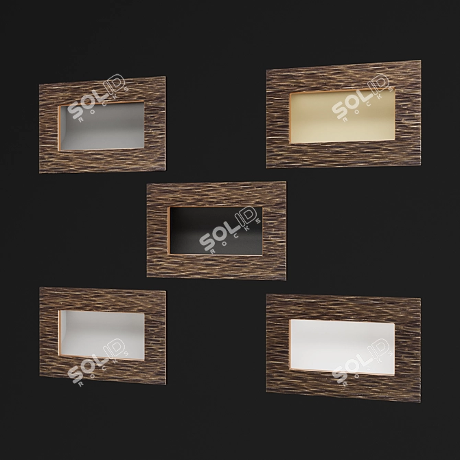 Integrator Premium Brass Step Light 3D model image 3