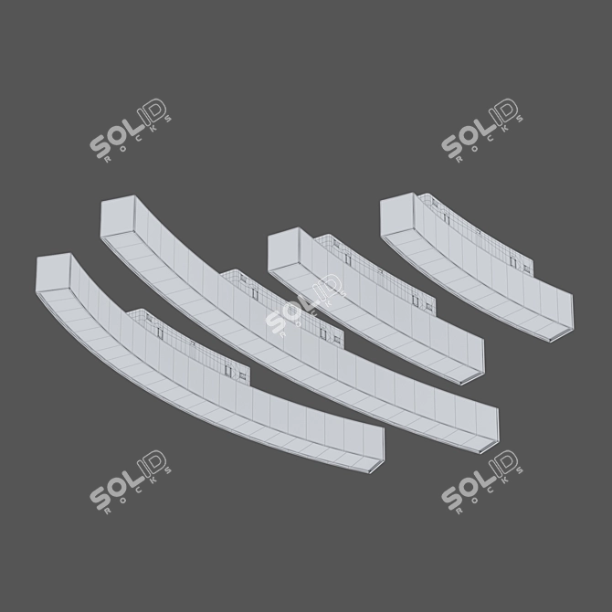 Elektrostandard Planar Slim Magnetic Track Lights 3D model image 2