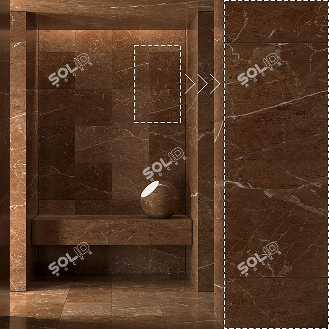 Luxury Marble Stone Texture Pack 3D model image 4