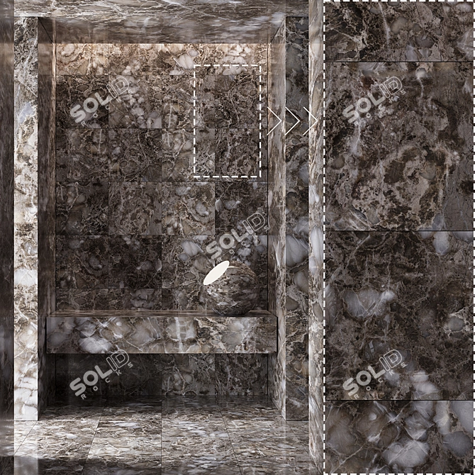 Marble Stone 3D Texture Collection 3D model image 4