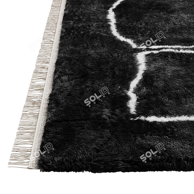 NORDIC KNOTS Fur Rugs Duo 3D model image 3