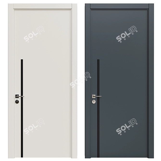 Interior Doors 3D Model 237 3D model image 1