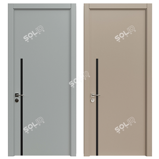 Interior Doors 3D Model 237 3D model image 2