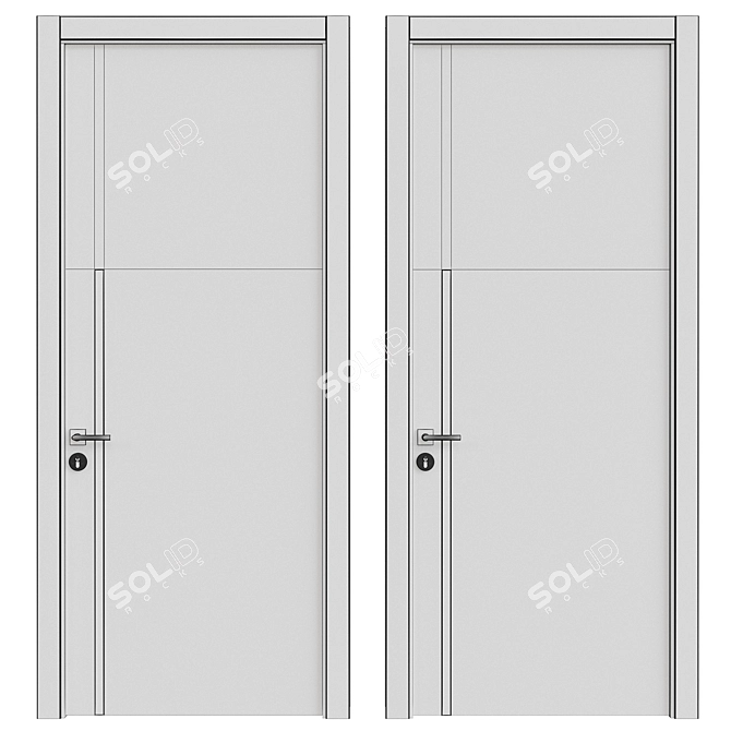 Interior Doors 3D Model 237 3D model image 3