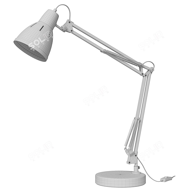 Arte Lamp White Desk Lamp 3D model image 3