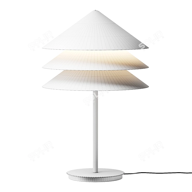  Multicolor Desk Lamp Shade 3D model image 6