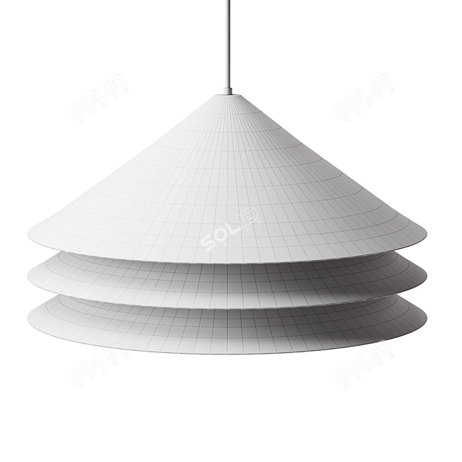 Multicolor Pendant Lamp Shade 3D model image 3