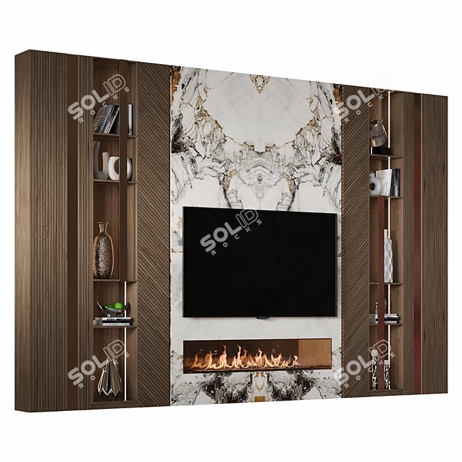 Premium 55" TV Wall Mount 3D model image 3