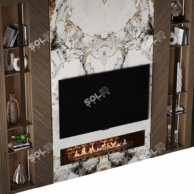 Premium 55" TV Wall Mount 3D model image 5