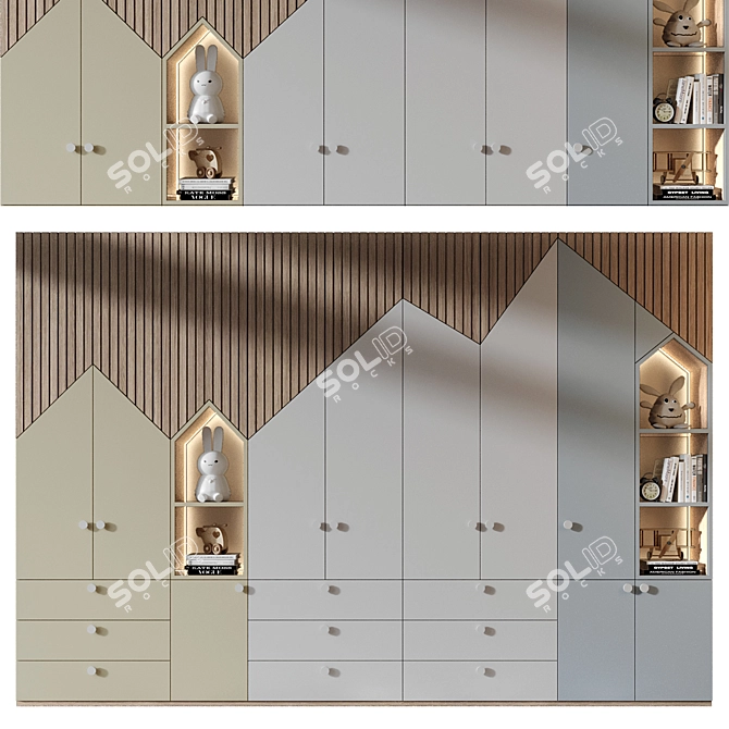 Custom 3D Furniture Set 3D model image 3