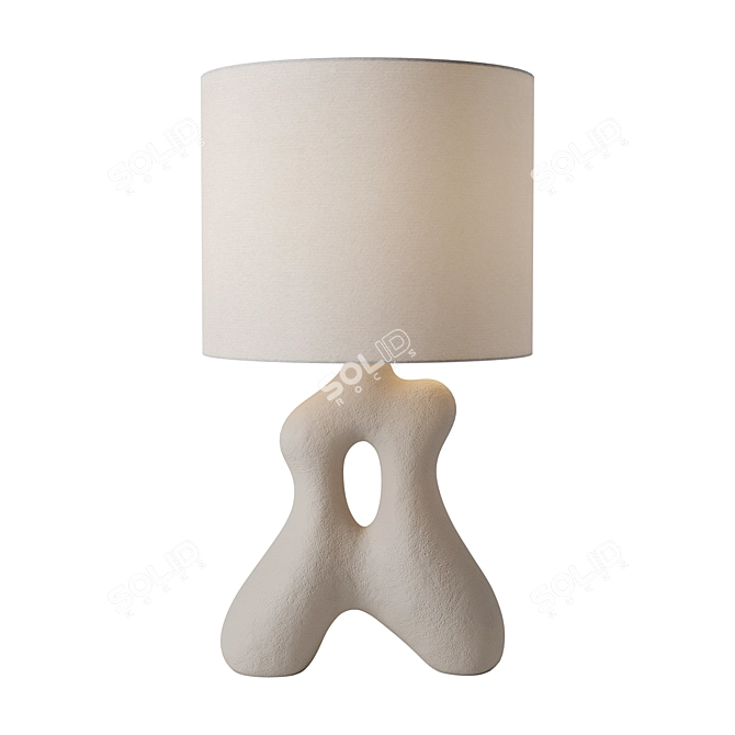 Artisan Hand-Crafted Lamp Hermione 3D model image 1