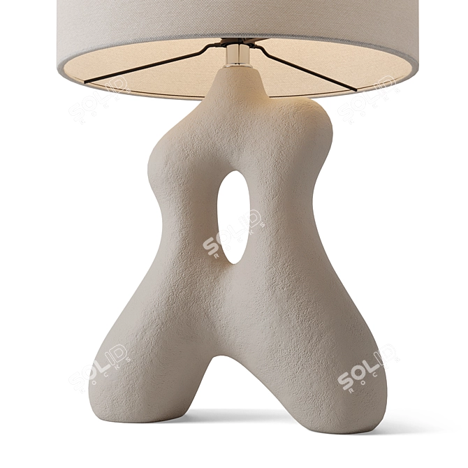 Artisan Hand-Crafted Lamp Hermione 3D model image 2