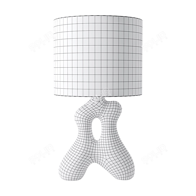 Artisan Hand-Crafted Lamp Hermione 3D model image 3