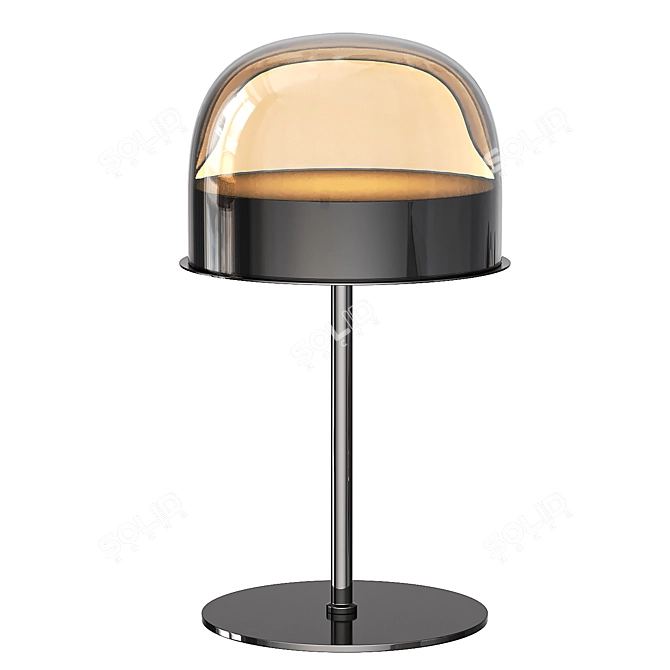  Equatore Glass Shade Table Lamp 3D model image 2