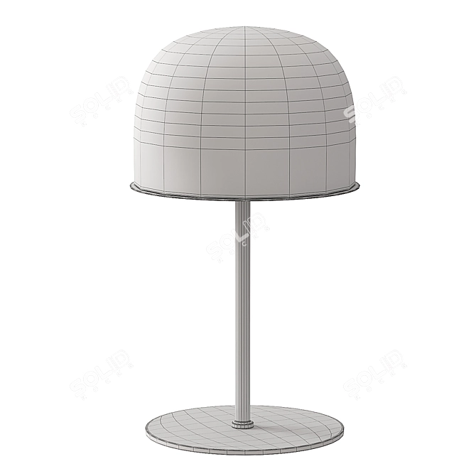  Equatore Glass Shade Table Lamp 3D model image 4