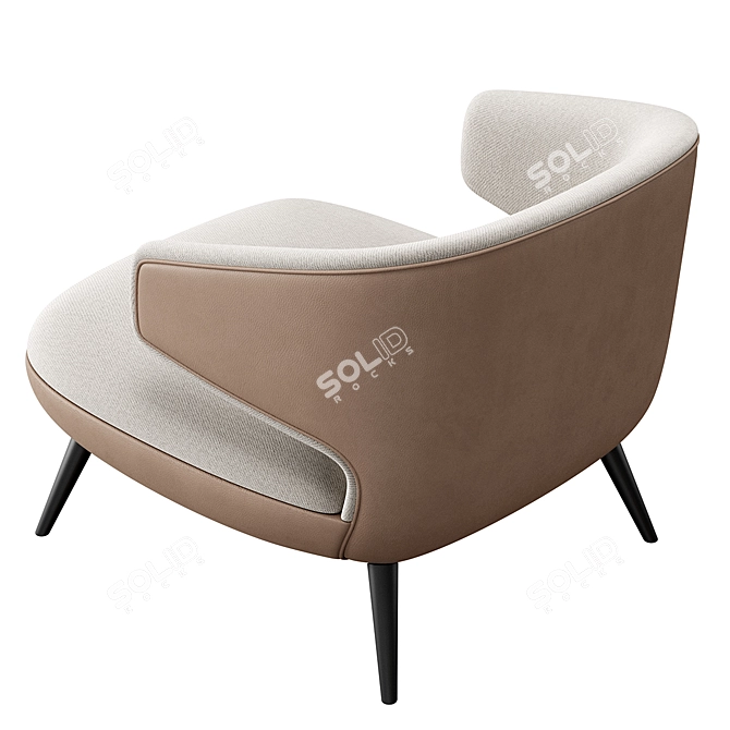  Stylish Oleo Konyshev Armchair 3D model image 4