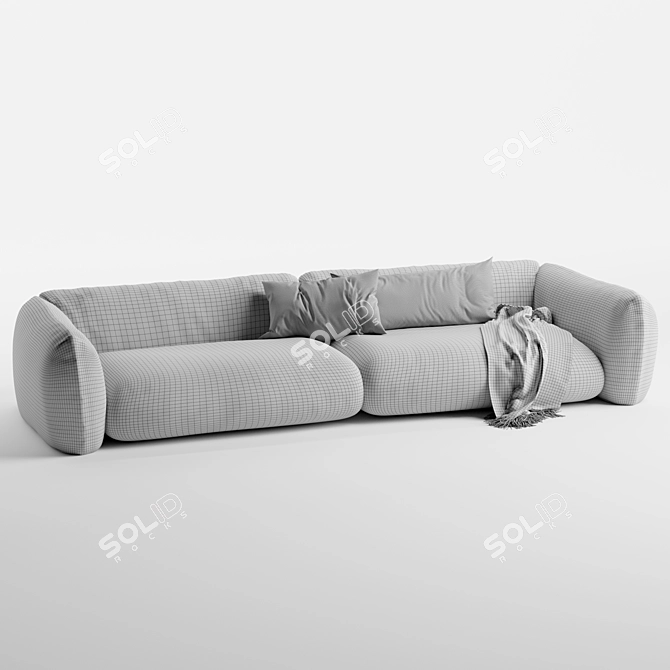 Modern Scandinavian Lotta Agaton Sofa 3D model image 5