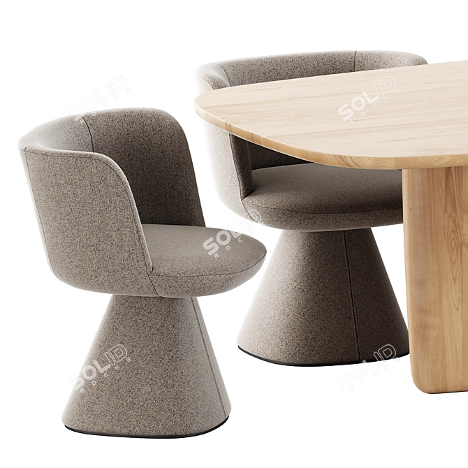 Bebitalia Flair O' Chair Set 3D model image 2