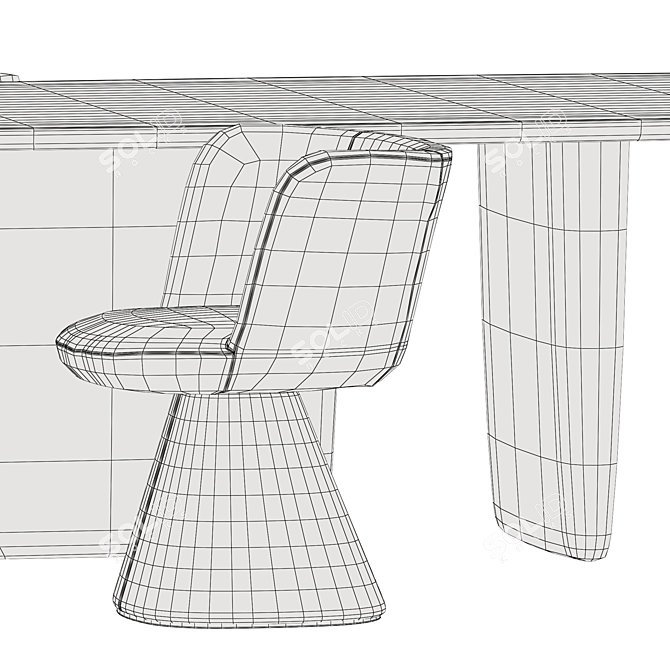 Bebitalia Flair O' Chair Set 3D model image 5