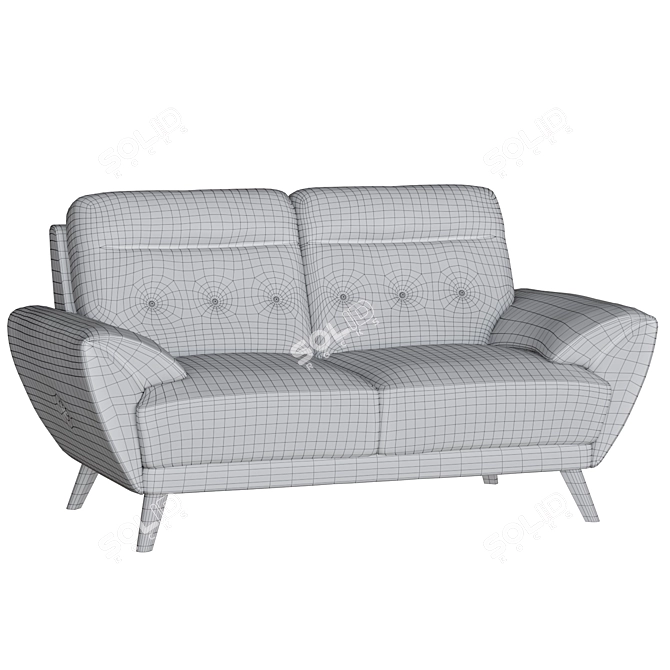 Ashley Sissoko Three-Seater Sofa 3D model image 3