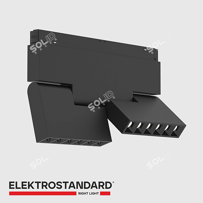 Mobi Slim Magnetic Track Light 3D model image 1