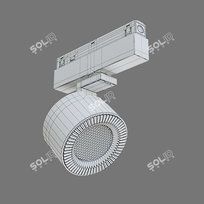 Elektrostandard Slim Magnetic Track Light 3D model image 2