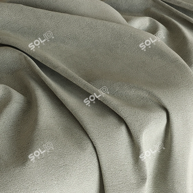 Velvet Senator Fabric PBR Material 3D model image 1
