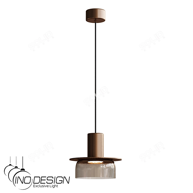 Inodesign Amber Pendant Light 3D model image 1
