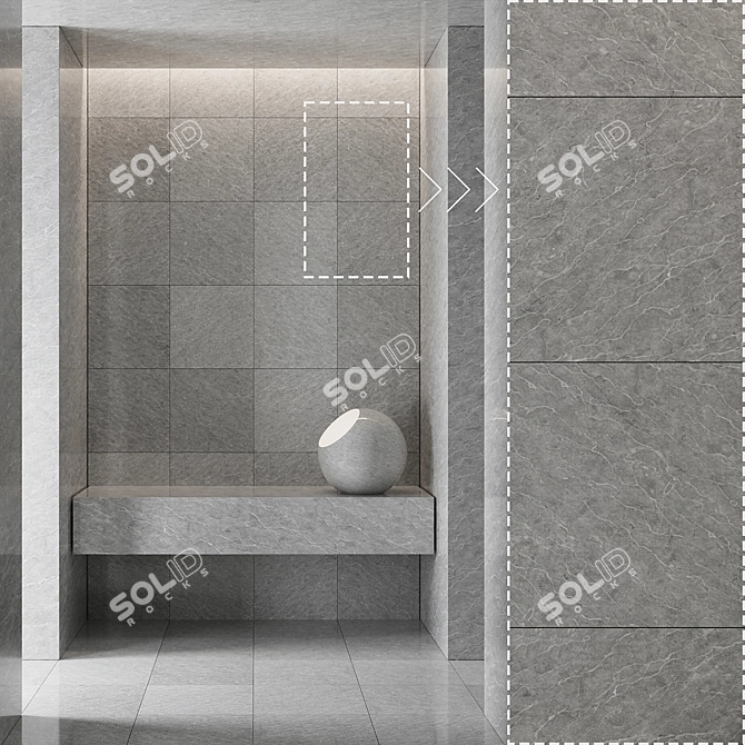 Marble Stone No362 Coronarender Panels 3D model image 4