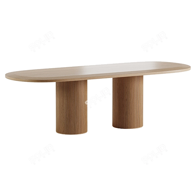  Modern Dining Set 94 3D model image 3