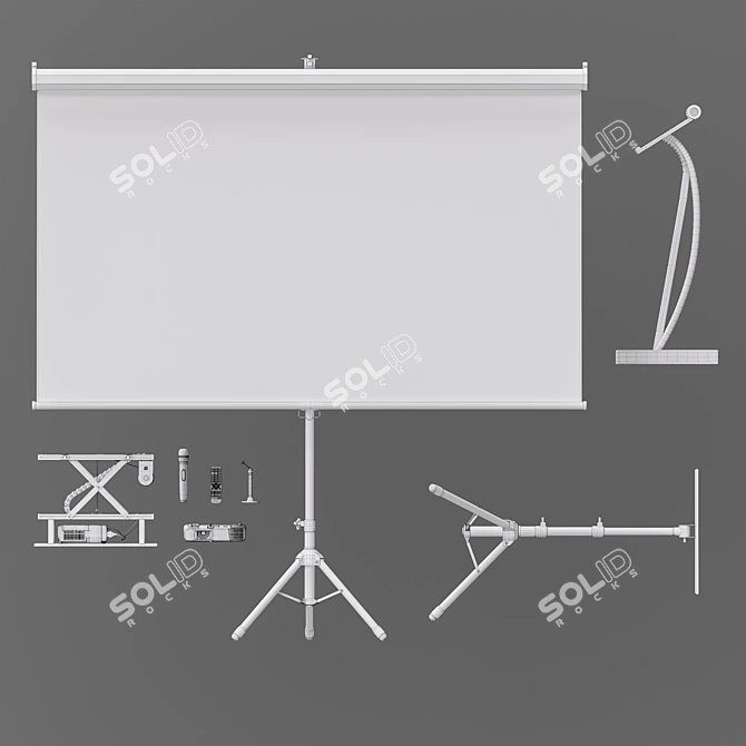 Performance & Home Cinema Electrical Equipment Set 3D model image 7