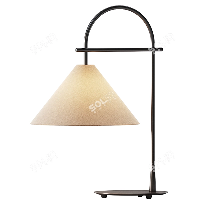 Sleek Arlo Table Lamp 2017 3D model image 2