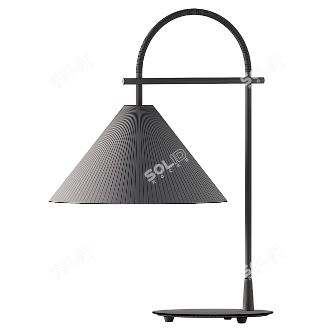 Sleek Arlo Table Lamp 2017 3D model image 3