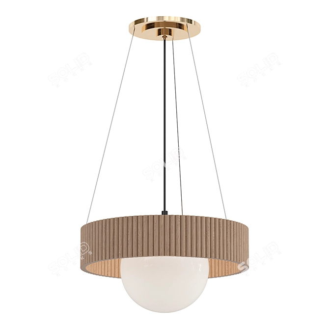 Sphere Glow Chandelier Pendant Lighting 3D model image 1