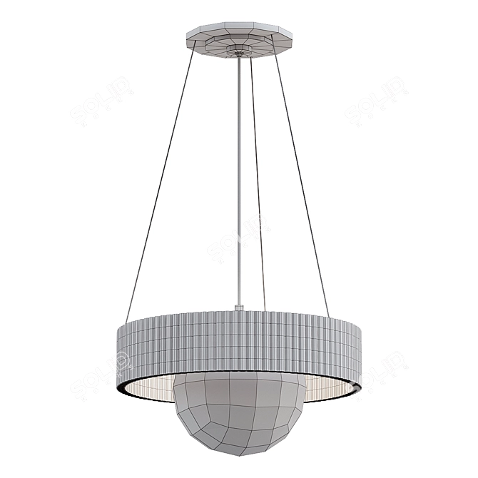 Sphere Glow Chandelier Pendant Lighting 3D model image 3