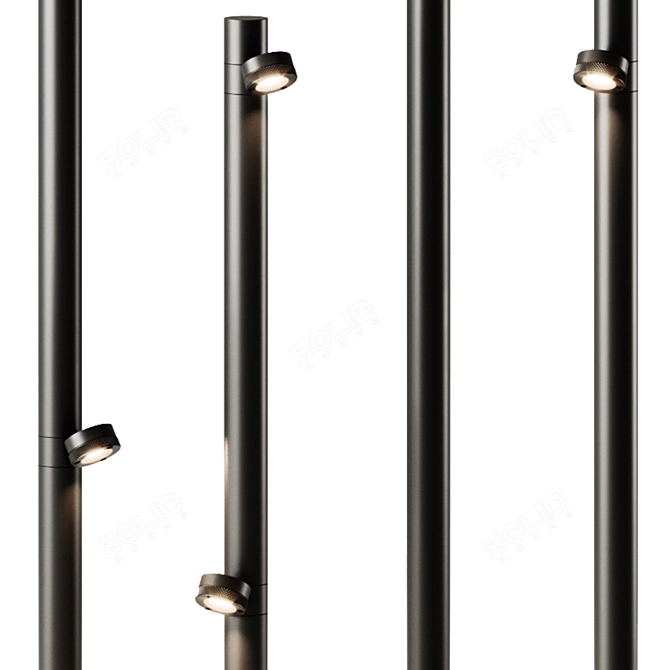 Sleek Budde Side Table 3D model image 4