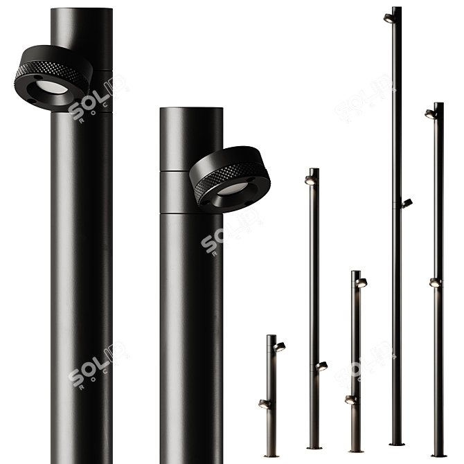 Karman Jaco LED Outdoor Floor Lamp 3D model image 1