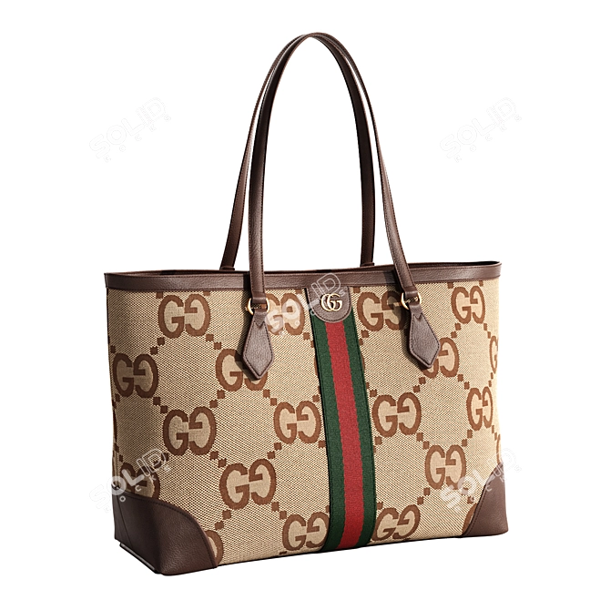 Gucci Ophidia Jumbo Shopping Tote 3D model image 1