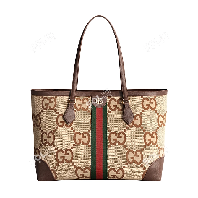 Gucci Ophidia Jumbo Shopping Tote 3D model image 2