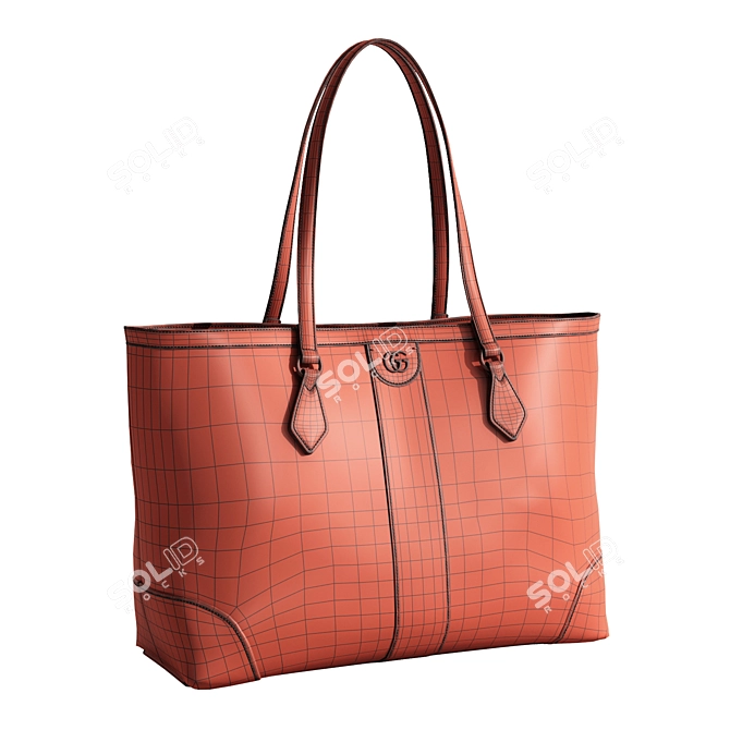 Gucci Ophidia Jumbo Shopping Tote 3D model image 4